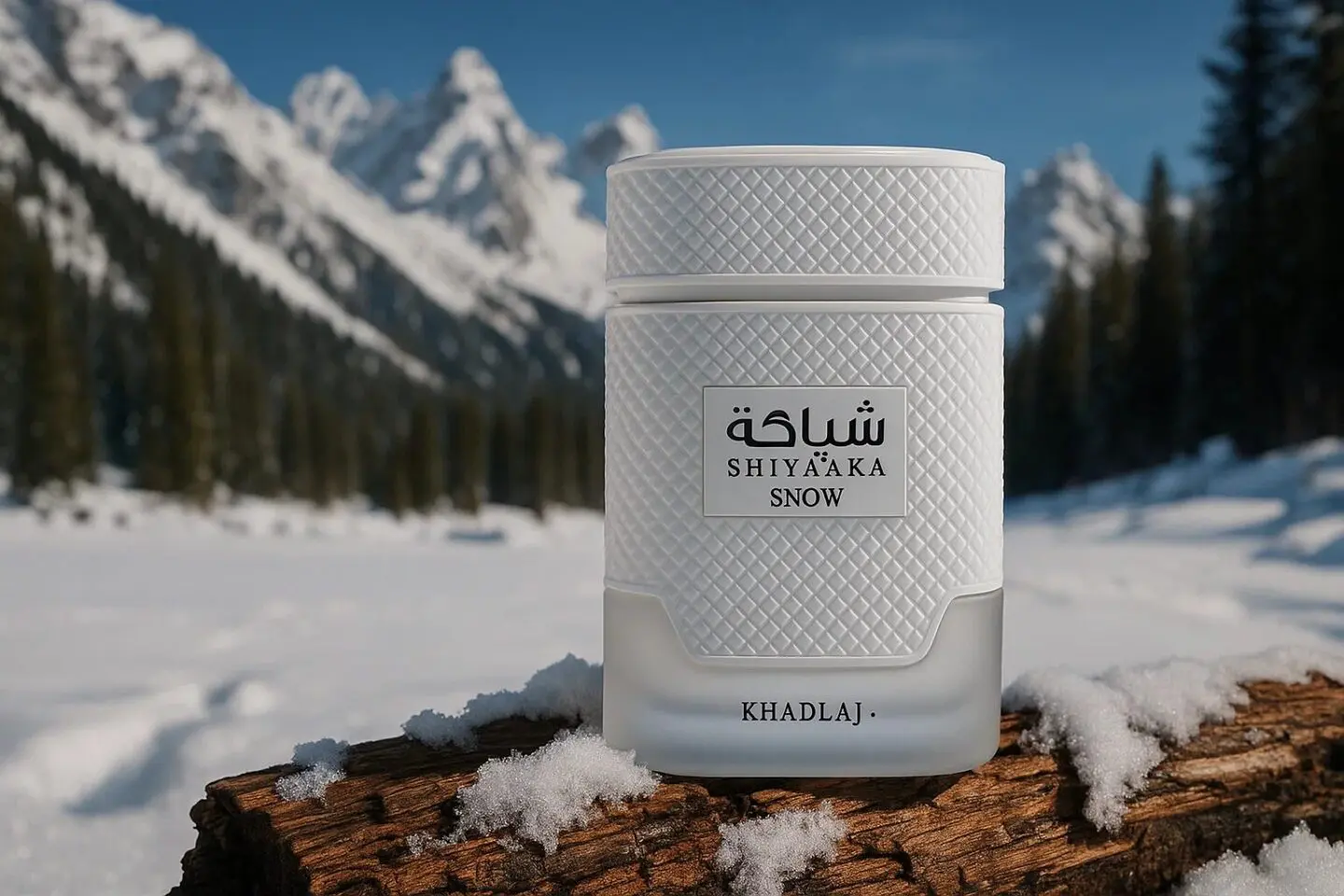 Shiyaaka-Snow-Khadlaj-Featured KHADLAJ SHIYAAKA SNOW FOR UNI EDP 100ML - Additional view