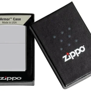 Zippo Model 167 Armor® High Polish Chrome - Alternate angle