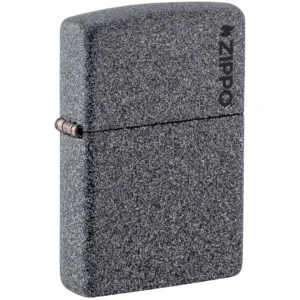 Classic Iron Stone Zippo Logo - Additional view