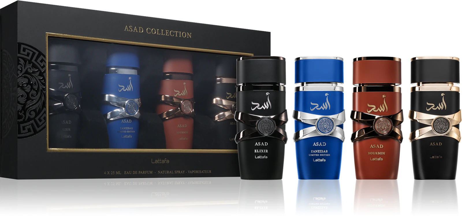 LATTAFA ASAD COLLECTION SET (4 x 25ml)